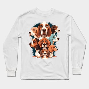 Dad Of Dogs - Dog Lover - Funny Dogs Long Sleeve T-Shirt